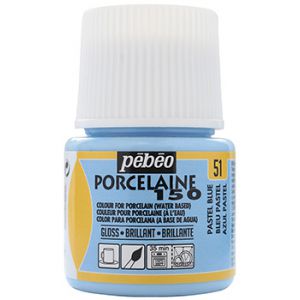 Farba do porcelany/szkła/ceramiki Pebeo Porcelaine150, 51 Pastel Blue